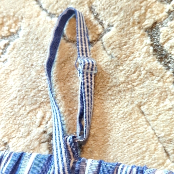 by&by, Off-the-Shoulder Denim Top, Tie Cuffs, NWT, Size Small - Picture 5 of 8